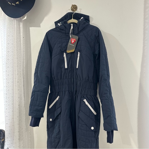 NEW Free People All Prepped Ski Suit Midnight Blue NWT - Picture 7 of 9
